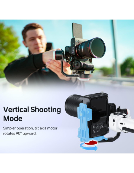Estabilizador de Cámara ZHIYUN Crane M3S 3 Ejes con Luz y Control Bluetooth Estabilizador de Cámara ZHIYUN Crane M3S 3 Ejes con Luz y Control Bluetooth