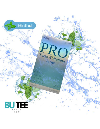 Tiras Blanqueadoras de Dientes BUTEE - 28 Tiras (14 Tratamientos) - Rápidos y Seguros