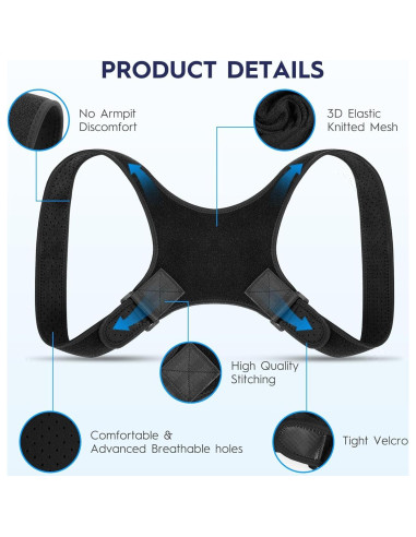Corrector de Postura Aokyoo Ajustable para Hombres y Mujeres
