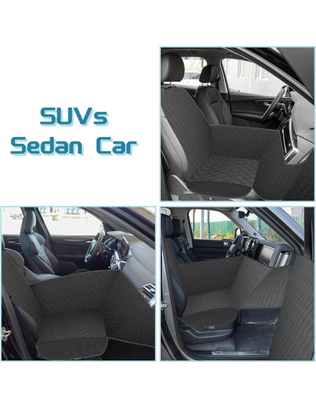Funda de Asiento para Perros RUIANTE SUV Negro Universal Funda de Asiento para Perros RUIANTE SUV Negro Universal