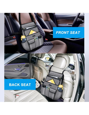 Organizador de Asiento Frontal LDEX FSO02 Gris Impermeable