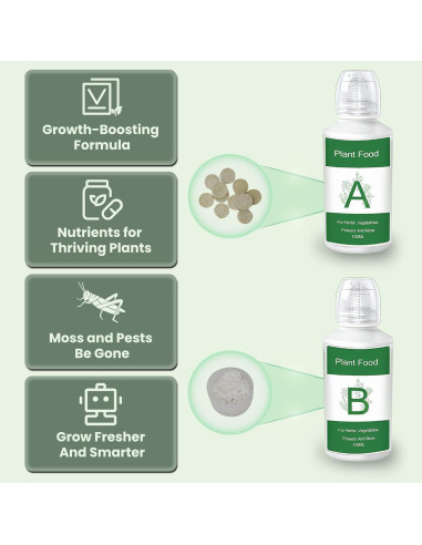 Kit de Cultivo Hidropónico Homeleafy 122 Pcs con Nutrientes
