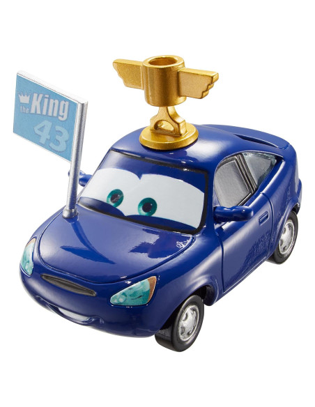 Vehículo Diecast Rey Fan Disney Pixar Cars 1:55 con Sombrero Vehículo Diecast Rey Fan Disney Pixar Cars 1:55 con Sombrero