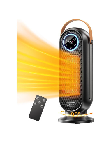 Calentador Eléctrico Portátil Antime 1500W Oscilante 90