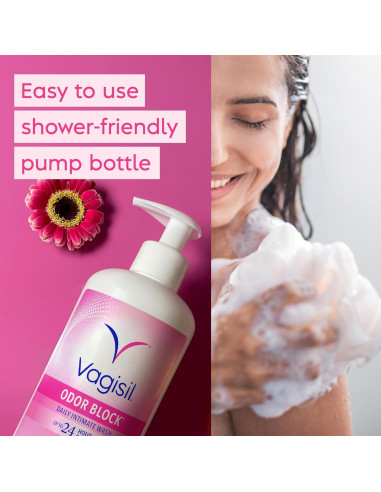 Vagisil Lavado Femenino 500 ml con Bomba - Bloqueo de Olores