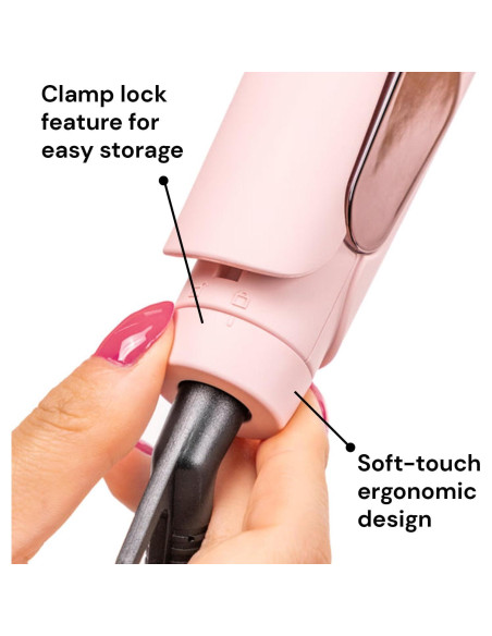 Plancha de Cabello L'ANGE HAIR Le Titane Rubor 1" Titanio Plancha de Cabello L'ANGE HAIR Le Titane Rubor 1" Titanio