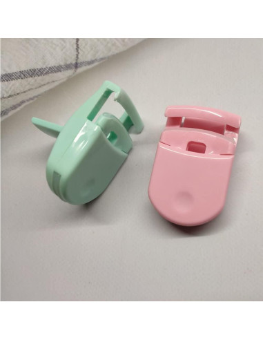 Paquete de 2 Rizadores de Pestañas Mini UQUABESO con Almohadillas