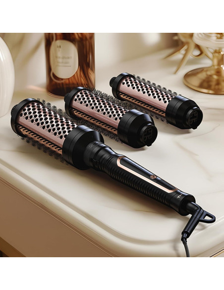 Conjunto de Cepillos Térmicos Terviiix PRO 3 en 1 con 3 Cabezas Conjunto de Cepillos Térmicos Terviiix PRO 3 en 1 con 3 Cabezas