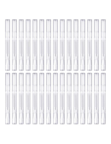 30 Bolígrafos Transparentes de Giro Awpeye 3ml para Cosméticos