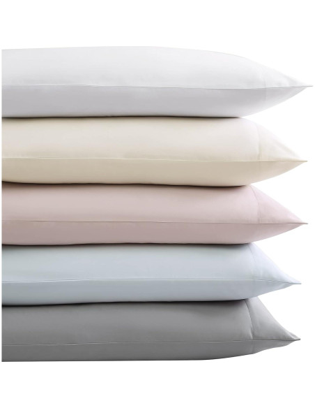 Juego de Sábanas Queen Vera Wang 800 Hilos Saten Algodón Blanco Juego de Sábanas Queen Vera Wang 800 Hilos Saten Algodón Blanco