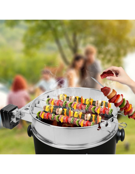 Set de Shish Kabob Onlyfire con Anillo de Acero Inoxidable 58 cm Set de Shish Kabob Onlyfire con Anillo de Acero Inoxidable 58 cm