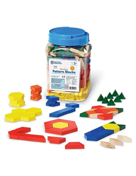Bloques de Patrón de Madera Learning Resources 250 Piezas Bloques de Patrón de Madera Learning Resources 250 Piezas