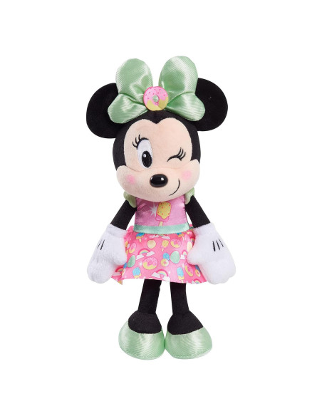 Peluche Minnie Mouse Just Play 20 cm Vestido Dulces Rosados Peluche Minnie Mouse Just Play 20 cm Vestido Dulces Rosados