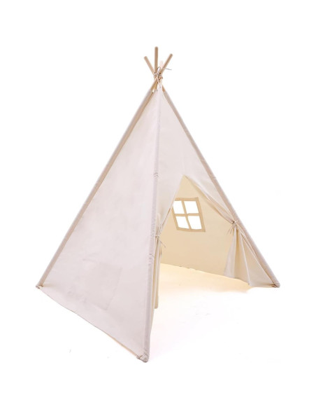 Teepee para Niños Jili Lianke 110x110x160 cm Lona Algodón Teepee para Niños Jili Lianke 110x110x160 cm Lona Algodón