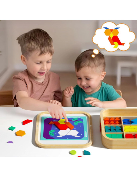 Juguetes Montessori STEM de Madera para Niños 2-4 Años Juguetes Montessori STEM de Madera para Niños 2-4 Años