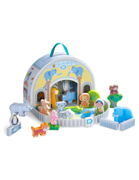 HABA Juego Educativo de Madera Zoológico 22 Piezas 2 Años HABA Juego Educativo de Madera Zoológico 22 Piezas 2 Años