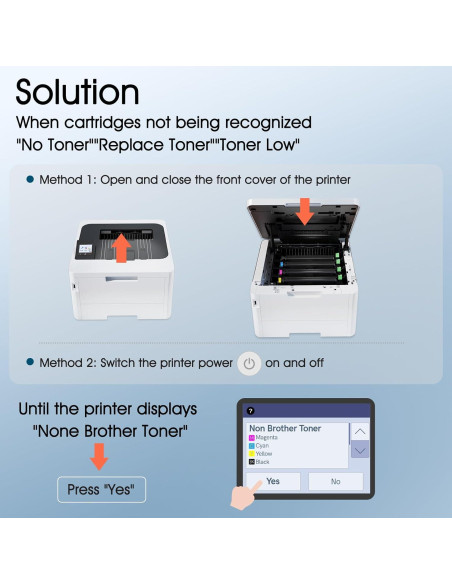 Cartuchos de Tóner Cool Toner TN229XL 4 Pack Compatible Brother Cartuchos de Tóner Cool Toner TN229XL 4 Pack Compatible Brother