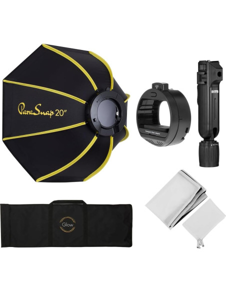 Softbox Octagonal Glow ParaSnap PS-B20K 50.8 cm para Speedlight Softbox Octagonal Glow ParaSnap PS-B20K 50.8 cm para Speedlight