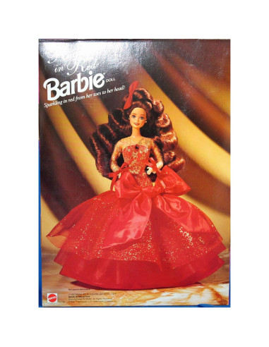 Muñeca Barbie Radiante en Rojo Edición Especial Mattel 1992