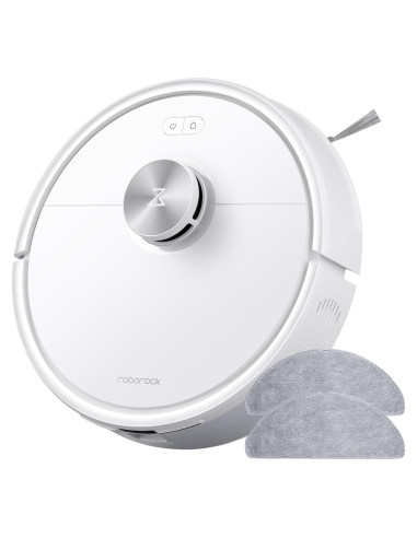 Aspiradora y Mopa Robot Roborock Q7 M5 Blanca + 2 Paños Microfibra