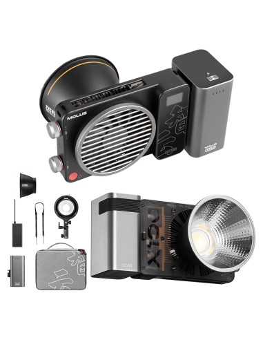 Luz LED Bi-Color Zhiyun Molus X100 Combo 100W 2700K-6500K