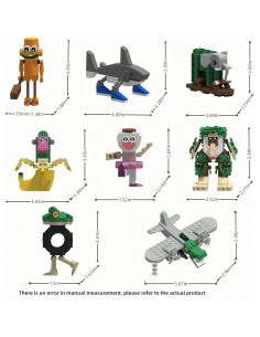 Juego de Bloques de Construcción 8 Piezas Brainrot - Juguete Educativo 2