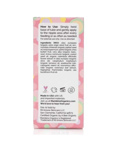 Bálsamo de Lactancia Mambino Organics 17.8g - Caléndula Orgánica