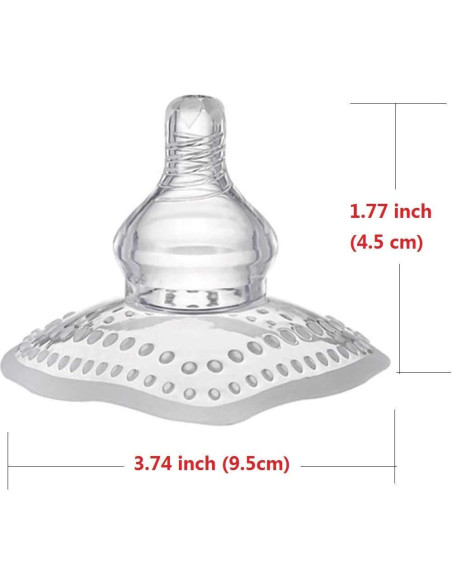 Escudo de Pezón Silicona Suave para Lactancia - 1 Paquete Escudo de Pezón Silicona Suave para Lactancia - 1 Paquete