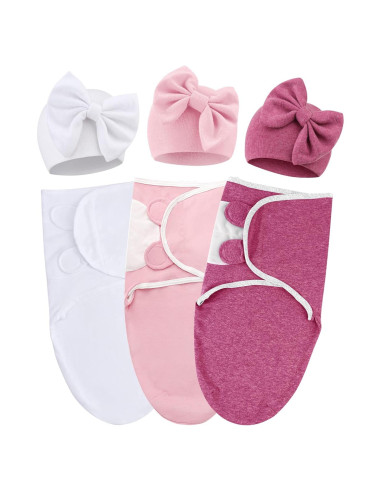 Sacos de Sueño AQOKKA para Bebés 0-3 Meses Ajustables