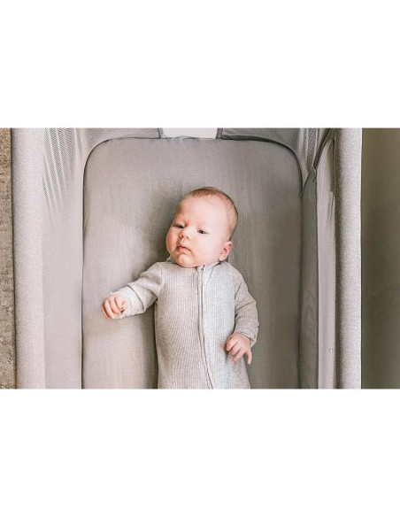 Sábanas Ajustadas Newton Baby para Cuna y Cuna Lateral - 2 Piezas, 100% Muselina, Gris Sábanas Ajustadas Newton Baby para Cuna y Cuna Lateral - 2 Piezas, 100% Muselina, Gris