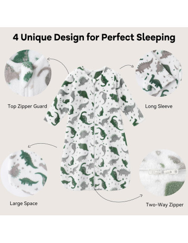 Saco de dormir Unnivoll para bebé 12-18 meses 2.0 Tog gris
