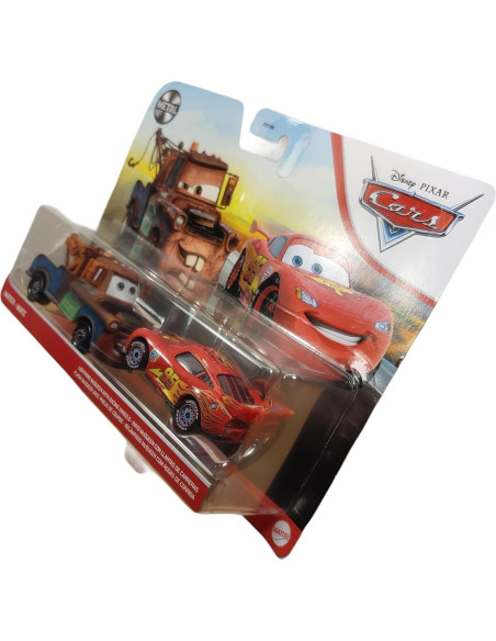 Vehículos de Metal Disney Pixar Cars 3 Rayo McQueen y Mater - Paquete de 2 Vehículos de Metal Disney Pixar Cars 3 Rayo McQueen y Mater - Paquete de 2