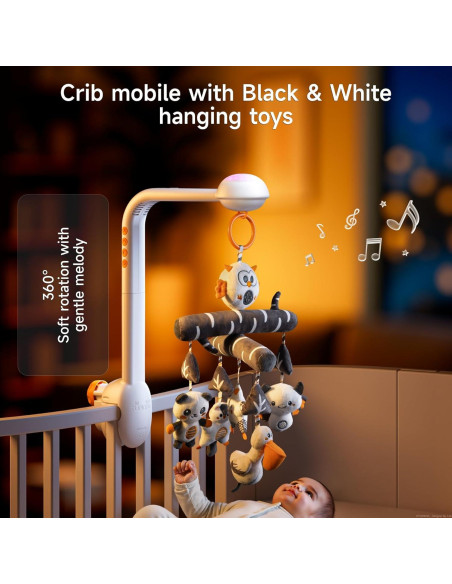 Móvil de Cuna Tumama para Bebés con Proyector y Música Móvil de Cuna Tumama para Bebés con Proyector y Música