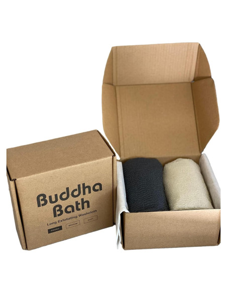 Toalla de Ducha Exfoliante Larga Buddha Bath 101.6 cm Nylon 2 Pzas Toalla de Ducha Exfoliante Larga Buddha Bath 101.6 cm Nylon 2 Pzas
