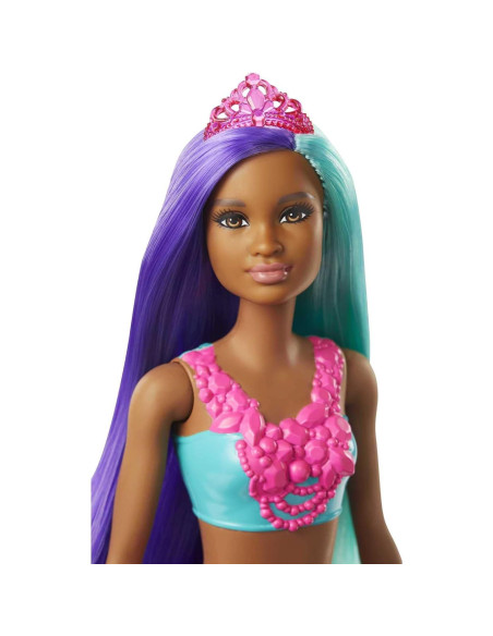Muñeca Sirena Barbie Dreamtopia 30 cm Cabello Turquesa y Morado Muñeca Sirena Barbie Dreamtopia 30 cm Cabello Turquesa y Morado