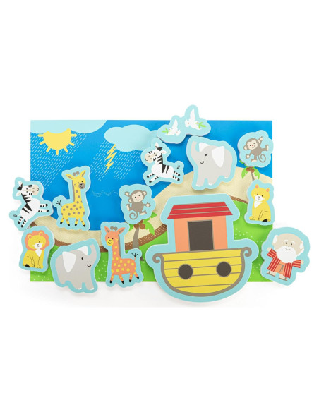 Set de Juego de Baño Arca de Noé DEMDACO 14 Piezas Set de Juego de Baño Arca de Noé DEMDACO 14 Piezas
