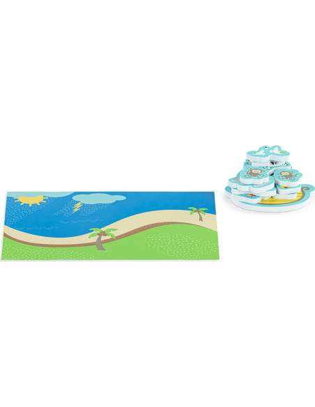 Set de Juego de Baño Arca de Noé DEMDACO 14 Piezas Set de Juego de Baño Arca de Noé DEMDACO 14 Piezas