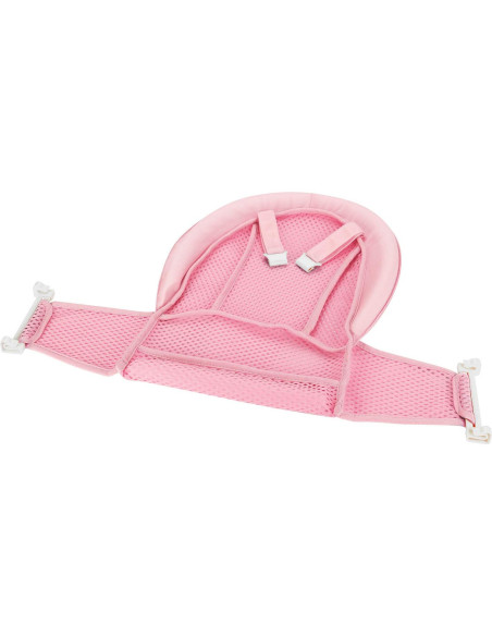 Cojín de Baño para Bebés Ajustable Algodón Rojo Claro 63x48 cm Cojín de Baño para Bebés Ajustable Algodón Rojo Claro 63x48 cm