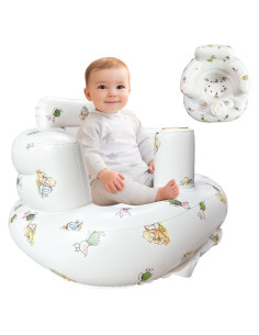 Asiento Inflable para Bebés 3-12 Meses Antideslizante Portátil