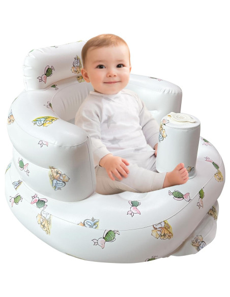 Asiento Inflable para Bebés 3-12 Meses Antideslizante Portátil Asiento Inflable para Bebés 3-12 Meses Antideslizante Portátil