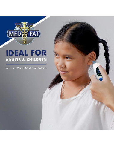 Termómetro Digital Infrarrojo Med-Pat TH-1 - Sin Contacto, Alerta de Fiebre