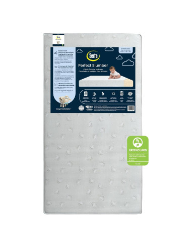 Colchón Serta Perfect Slumber para Cuna - Hipoalergénico - 70x132 cm