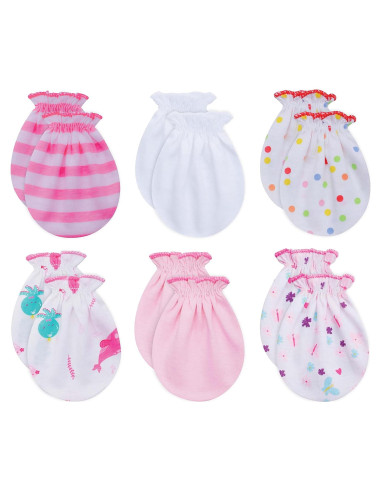 Manoplas RATIVE 100% Algodón para Bebés 0-6 Meses