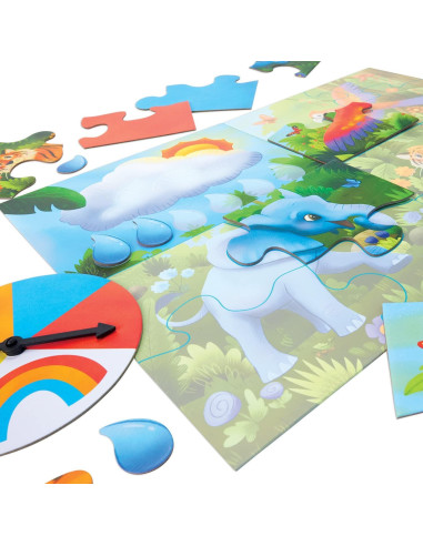 Juego de Mesa Cooperativo Raindrop Forest Peaceable Kingdom 3+