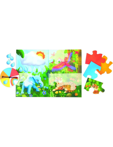 Juego de Mesa Cooperativo Raindrop Forest Peaceable Kingdom 3+ Juego de Mesa Cooperativo Raindrop Forest Peaceable Kingdom 3+