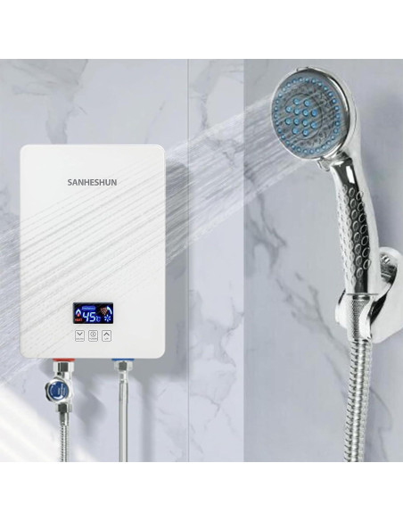 Calentador de Agua Eléctrico Instantáneo Sanheshun 6000W 220V Calentador de Agua Eléctrico Instantáneo Sanheshun 6000W 220V