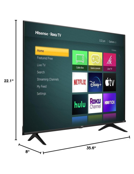 Televisor LED Inteligente Hisense 40H4F 101.6 cm 1080p Roku TV Televisor LED Inteligente Hisense 40H4F 101.6 cm 1080p Roku TV