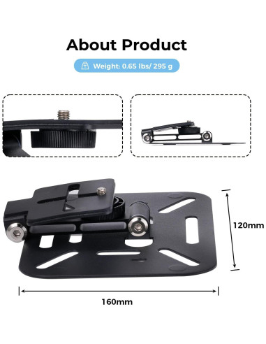 Soporte Plegable para Proyector iSinbox Ultra-Compacto 160mm
