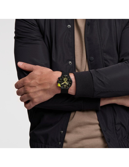 Reloj Swatch Big Bold Chrono Unisex Negro 47mm Impermeable Reloj Swatch Big Bold Chrono Unisex Negro 47mm Impermeable