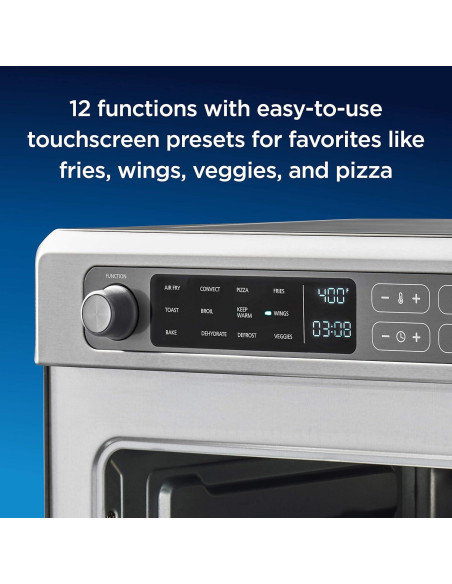 Horno de Aire Digital Oster RapidCrisp 12 Funciones Acero Inoxidable Horno de Aire Digital Oster RapidCrisp 12 Funciones Acero Inoxidable